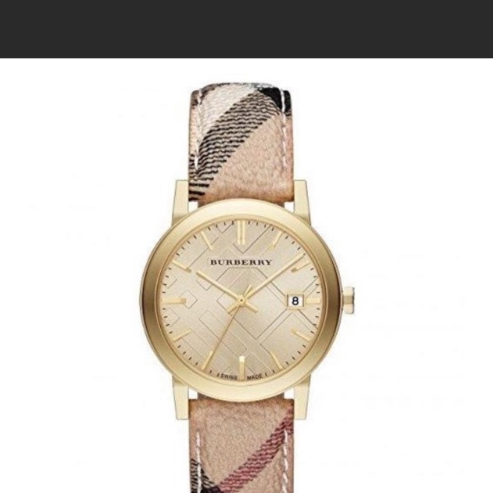 Burberry Classic Checked Analog Quartz 38mm Watch